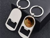 Personalised photo key chain keyring metal Bottle opener function keychain