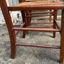 Art Deco/Nouveau Antique Caned Seat Wooden Chairs Image 7