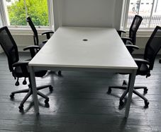Commercial 4 Person Shared Office Workstation - 200 x 120 cm
