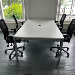 Commercial 4 Person Shared Office Workstation - 200 x 120 cm