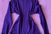 Brand new Girl's Purple Long Sleeve Ribbed Roll Neck Top