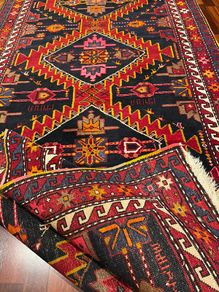 Exclusive Vintage Persian Meshkin Rug  290 x 120 cm (9.5 x 3.9 ft)