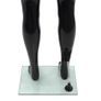 Full Body Male Mannequin with Glass Base Glossy Black 185 cm Image 7
