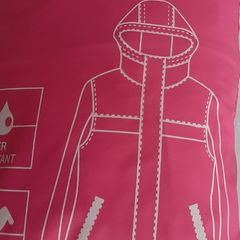 new shower resistant waterproof pink jacket