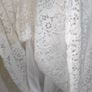 white/ Cream lace dress size 16 Postage included Image 7