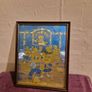 1988 Disco Ted framed foil art Image 4