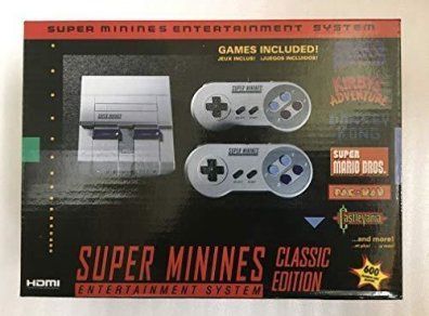 Mini Super Nes Retro Gaming Clone Console North American SNES Style Case - 30 Built-in Games + Micro SD Card SLOT!