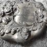 Old vintage Silverine vanity mirror Image 4