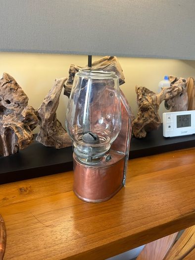 Antique Copper Wall Oil Lamp