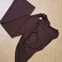 Brown Sheer Two Pc Set - Small