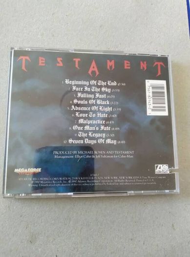 Souls Of Black Cd Album Testament
