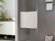 main image for ad Walk-in Shower Wall with Half Frosted ESG Glass 90x195 cm