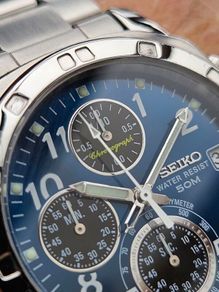 Watch Seiko Chronograph.