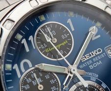 Watch Seiko Chronograph.