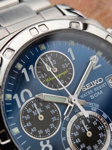 Watch Seiko Chronograph.