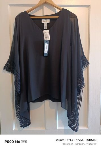 Brand New Joseph Ribkoff Designer Poncho Top UK 20 (NWT)