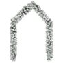 Christmas Garland with Flocked Snow Green 20 m PVC Image 4