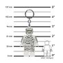 LEGO Monster Mummy Key Light (Keyring/Keychain) Image 2