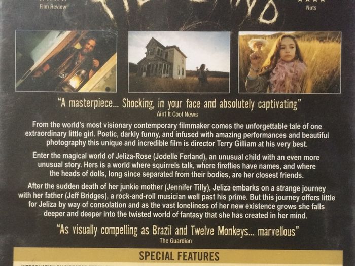 Tideland [2005] (Terry Gilliam Film) Jodelle Ferland, Brendan Fletcher, Janet McTeer, Jennifer Tilly & Jeff Bridges [Movie 2DVD]
