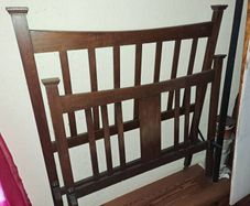 Edwardian Solid Oak Bed