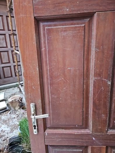 Teak door