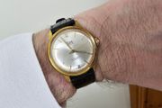 Vintage Swiss Made Ajax Incabloc Swiss Watch Gold Plated 1960s