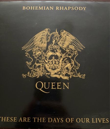 Queen Bohemian Rhapsody and These Are The Days Of Our Lives 1991 Original 7 inch Vinyl
