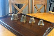 Vintage Bronze/Brass Livestock Bells x4