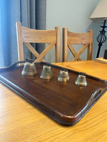 Vintage Bronze/Brass Livestock Bells x4