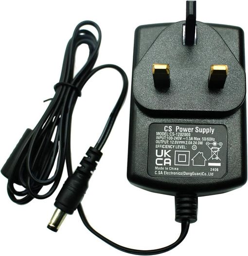 Security-01 AC to DC 12V 2A Power Supply Adapter with 4-Way Power Splitter for CCTV Security Camera DVR NVR Led Strip
