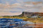 strandhill-beach Sligo watercolour