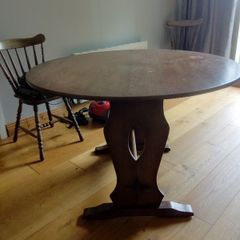 Heavy dining table and 4 chairs