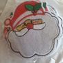 Santa applique patch Christmas craft sew or iron on 6 available Image 4