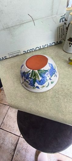 Judy Greene Pottery from Galway, Ireland, featuring a distinct floral breakfast bowl.