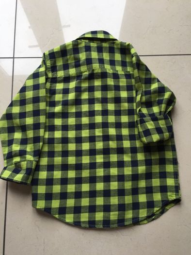 Gap Check Navy/Green Shirt