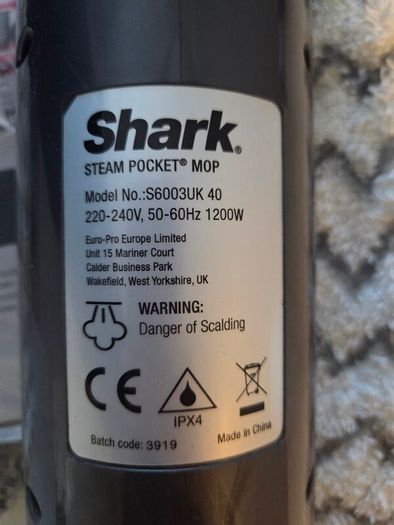 Shark steam mop