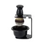 Shaving Brush + Razor + Soap Bowl + Razor Holder Stand Set Classic Shaving Kit Image 2