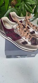 HOGAN leather trainers Sz 40 (Fit 7UK) - Rrp 320 (New)