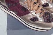 HOGAN leather trainers Sz 40 (Fit 7UK) - Rrp 320 (New)