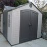 Lifetime brand 8 ft. X 10 ft. (3.05 metre X 2.44 metre) outdoor maintenance free storage shed Image 8