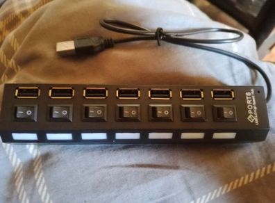 7 Slot USB Tower
