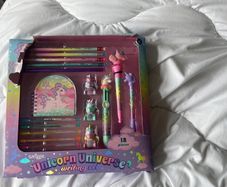 smiggle unicorn universal 18 piece writing set