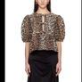 Asos Design animal print blouse uk 4-6 bnwot, looks like Ganni Image 9