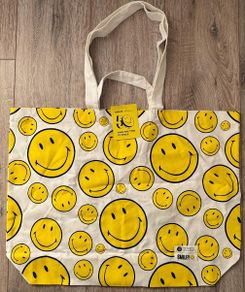 Smiley Originals Smiley Face Canvas Tote Bags