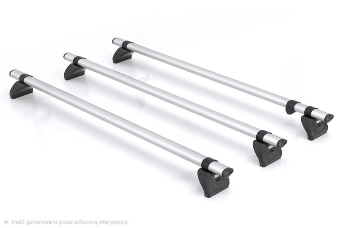 3 x Rhino KammBar Pro Aluminium Roof Bars
