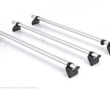 3 x Rhino KammBar Pro Aluminium Roof Bars