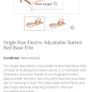 Electric Single Adjustable Motorised Slatted Bed Frame Image 7