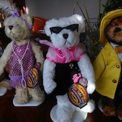 Collectors Brass Button Bears