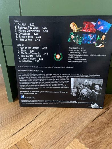 The Hacklers - Between the Lines (Limited Colour Vinyl LP - Irish Pressing)