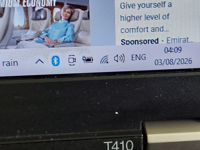 Lenovo Thinkpad T410, Intel Core i5 CPU M 520, 2.4GHz, Windows 10, 4GB Ram, 160GB HDD, Microsoft Edge, Chrome and VLC